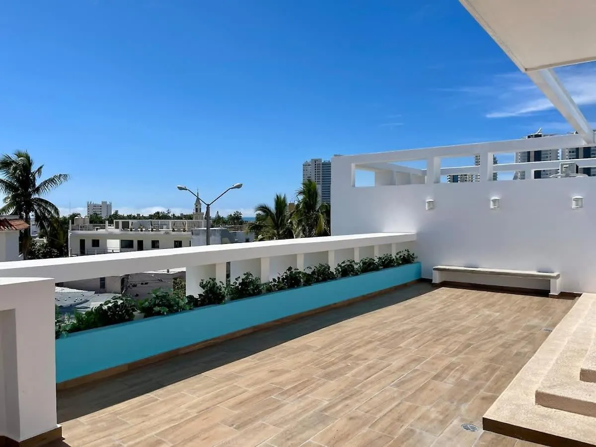 Loft En Zona Dorada, Con Alberca,A Solo 5 Minutos De Playa - Punto Azul 14 Apartment Mazatlan